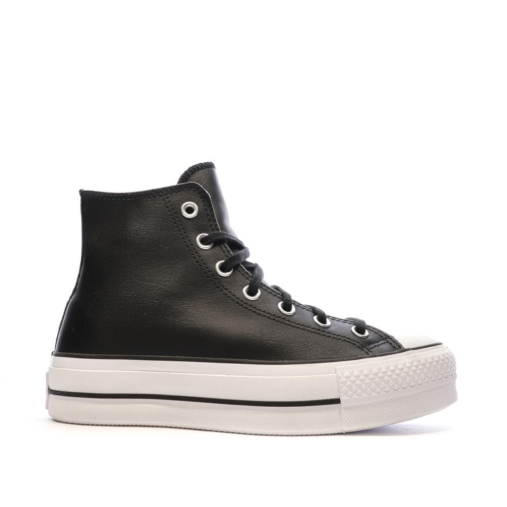 Baskets Noires Converse Femme Chuck Taylor All Star Lift 2