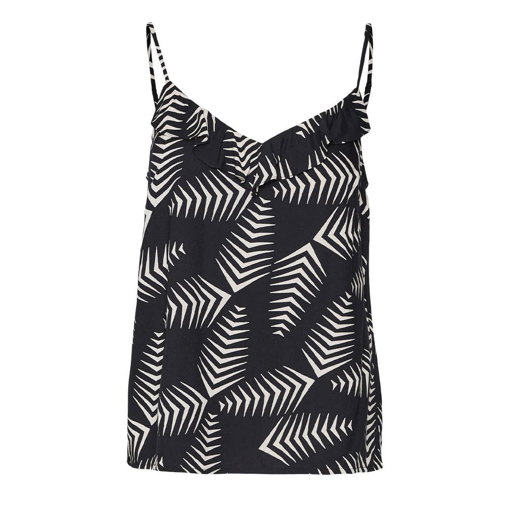 Débardeur Noir/Beige Femme Vero Moda Kanya 2