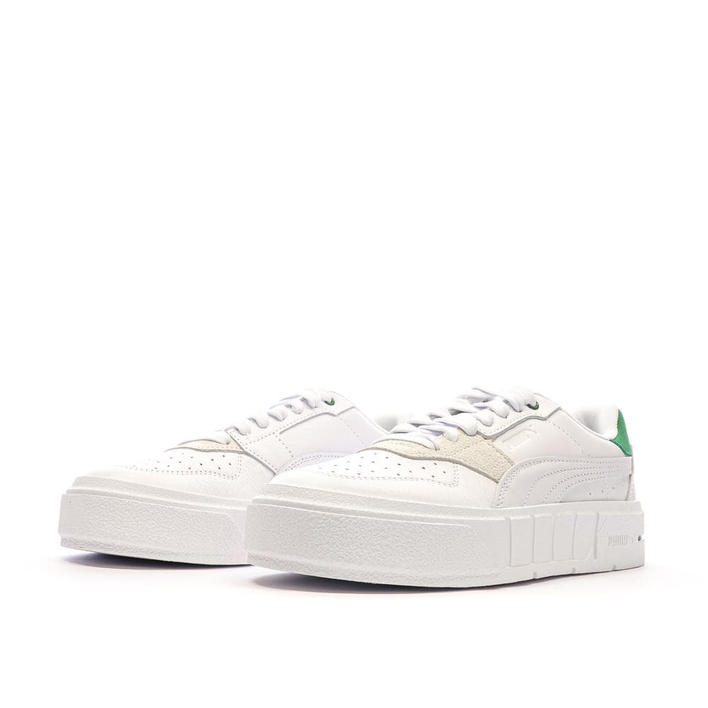 Baskets Blanches/Vertes Femme Puma Cali Court 6