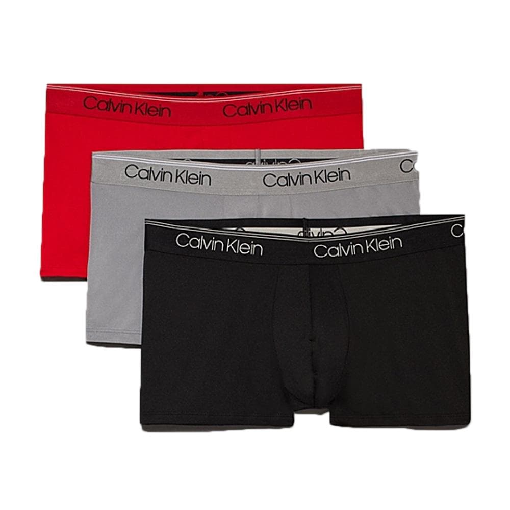 x3 Boxers Rouge/Gris/Noir Calvin Klein Jeans 8Z8 1