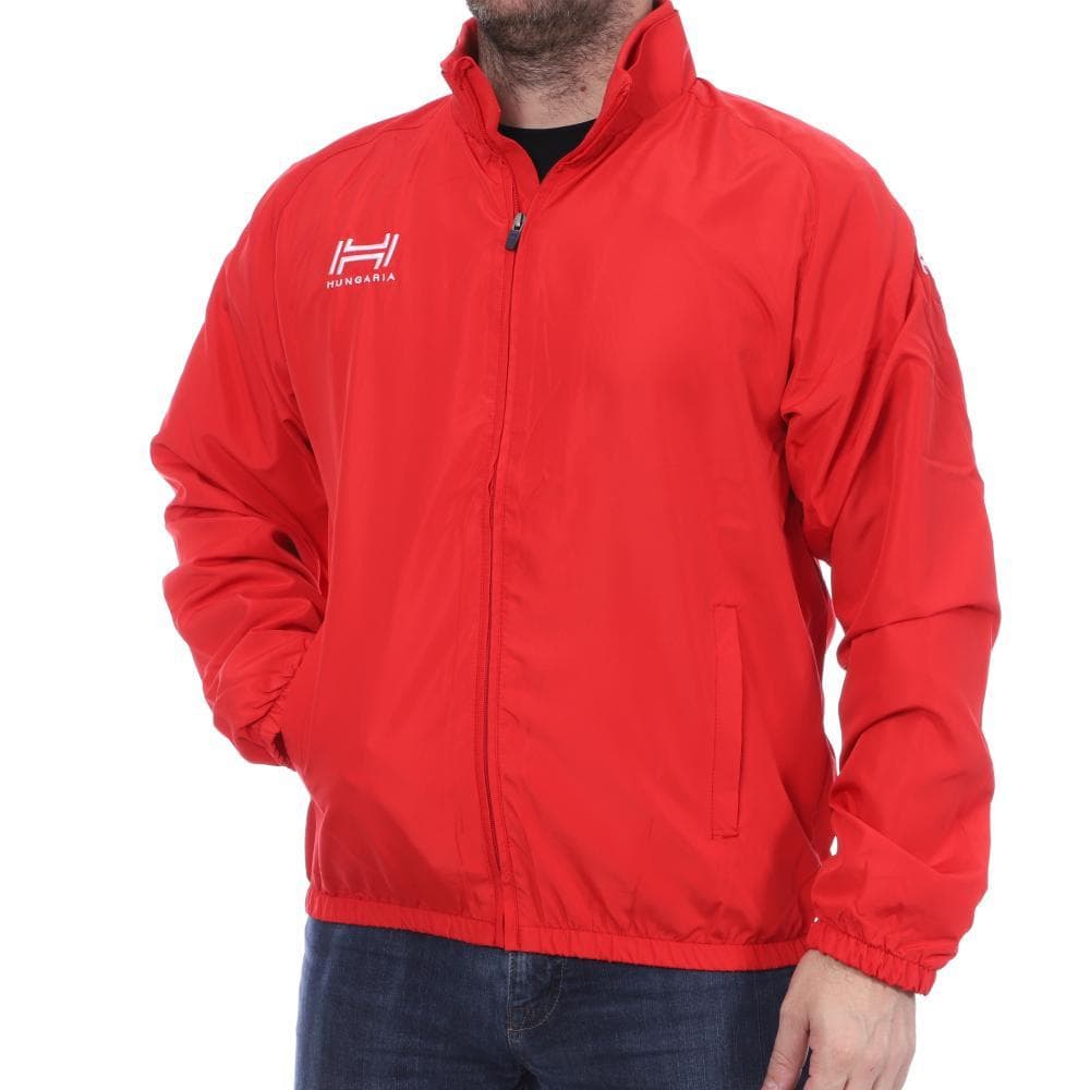 Coupe-vent 1/4 zip Rouge homme Hungaria Training Premium 015 1