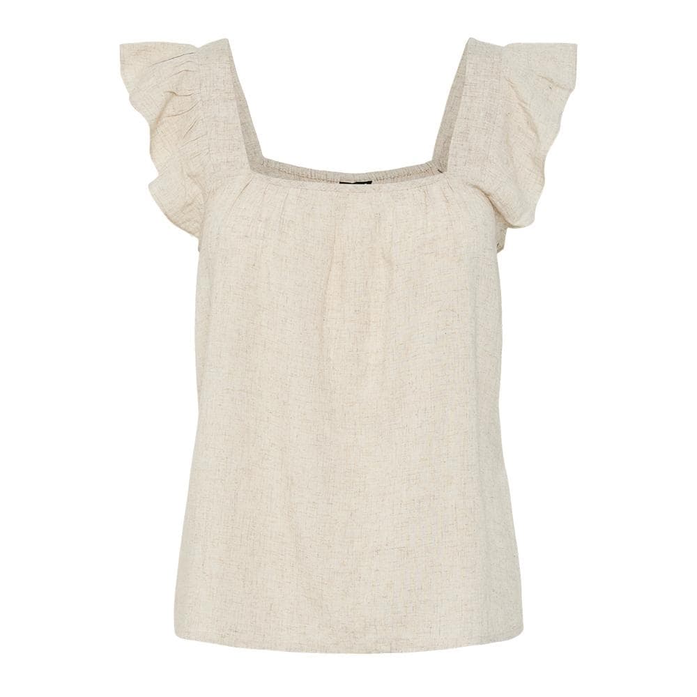 Débardeur Beige Femme Pieces Pia 2