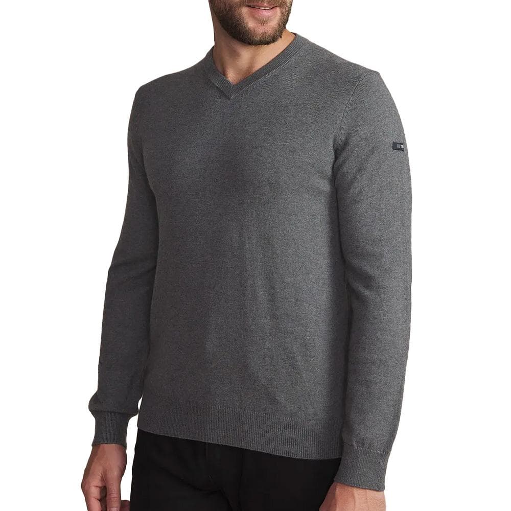 Pull Gris Foncé Homme TBS Granit 1