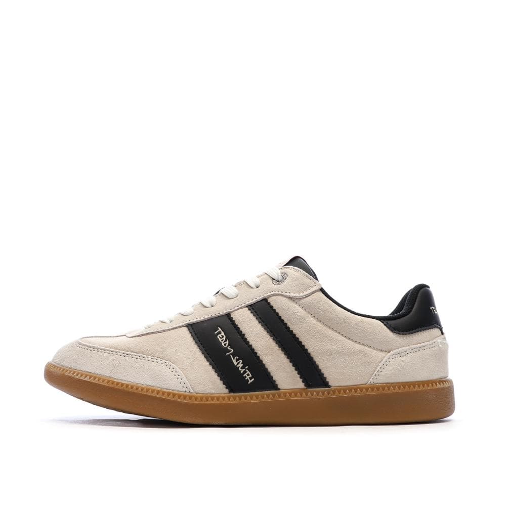 Baskets Beiges/Noires Homme Teddy Smith Serraje 1