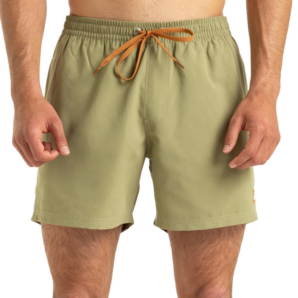 Short de Bain Kaki Homme Quiksilver Solid 15 1