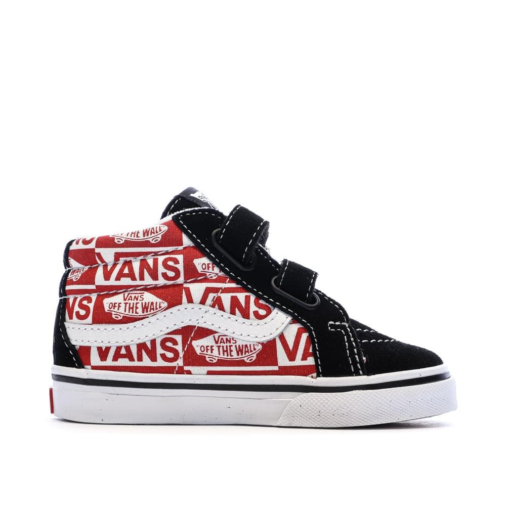 Baskets Rouge/Noir Enfant Vans Td Sk8-mid Reissue V Logo 2