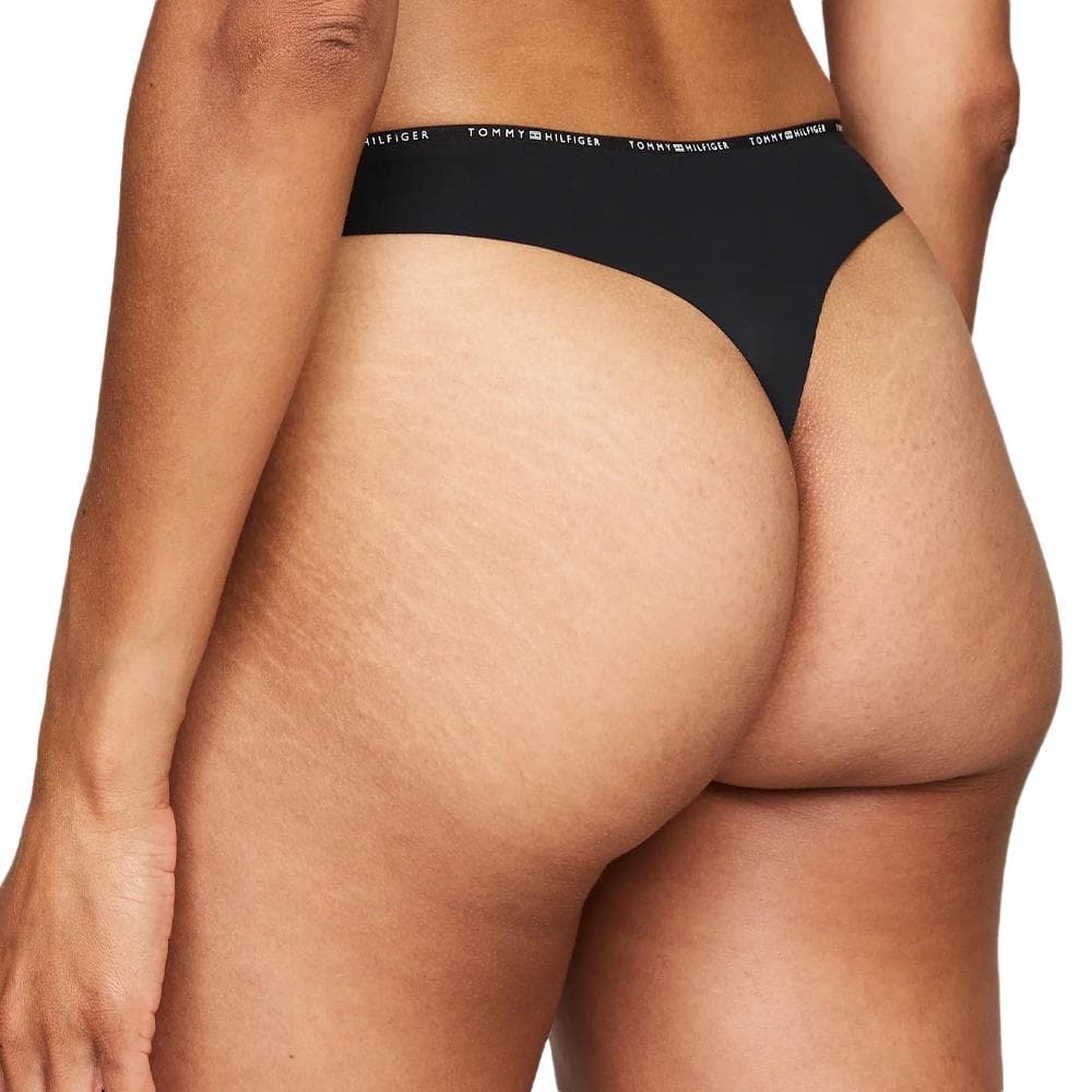 String Noir Femme Tommy Hilfiger ThongDS 2