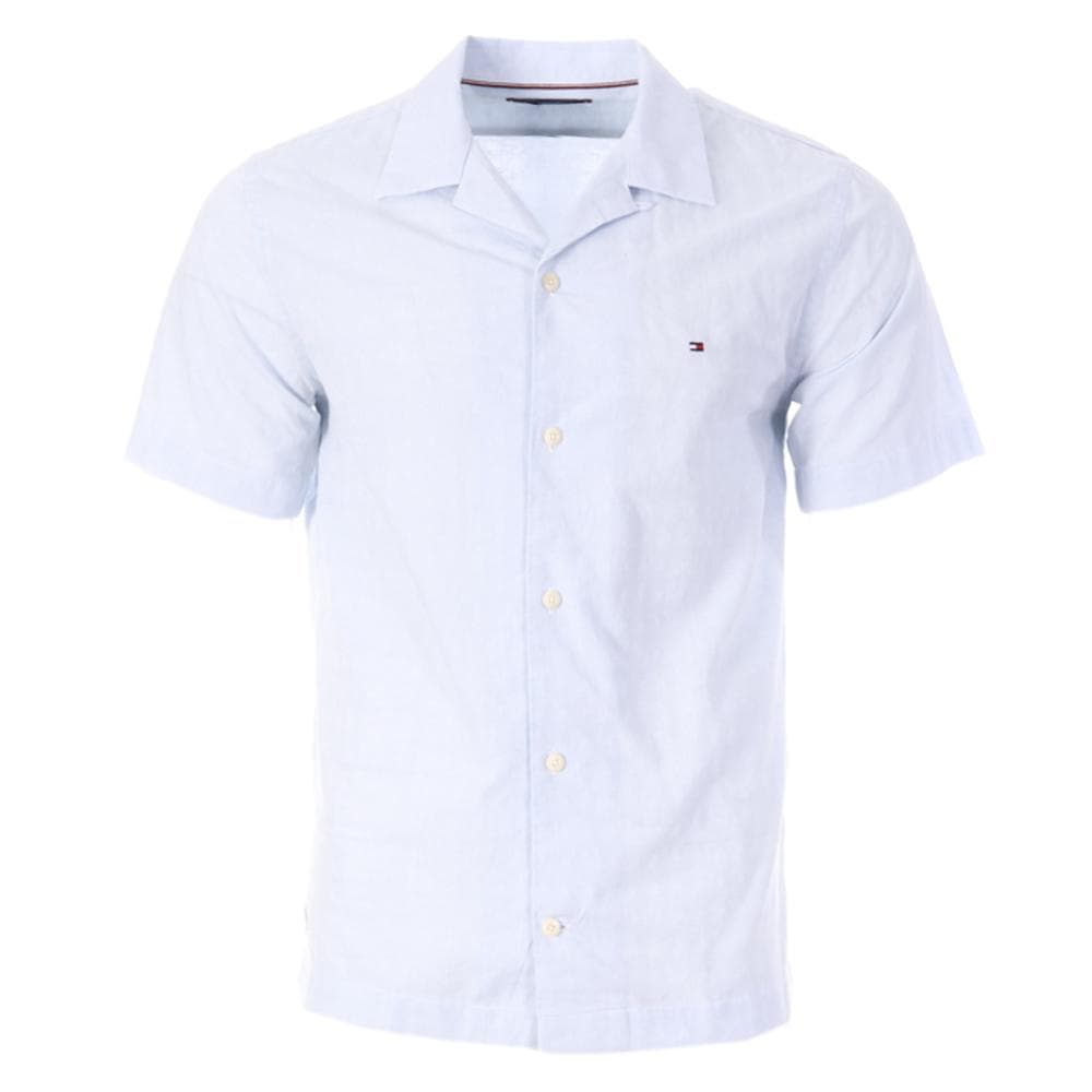 Chemise Bleu Clair Homme Tommy Hilfiger Dobbys 1