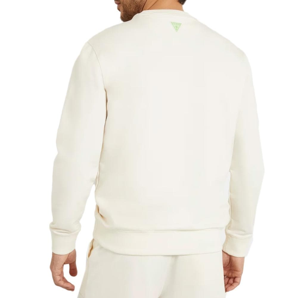 Sweat Écru Homme GUESS Zubin 2