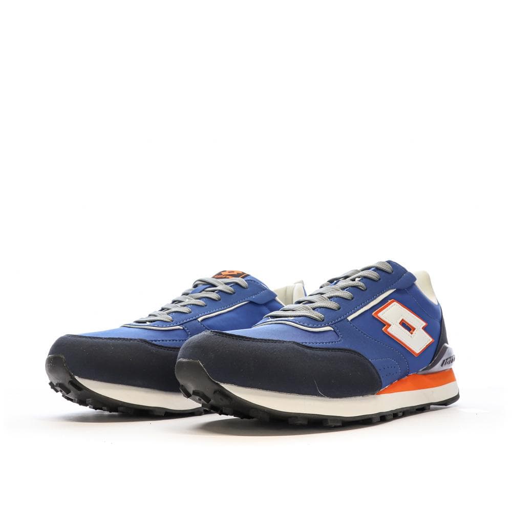 Baskets Bleu/Blanc/Orange Homme Lotto Twenty 5 6