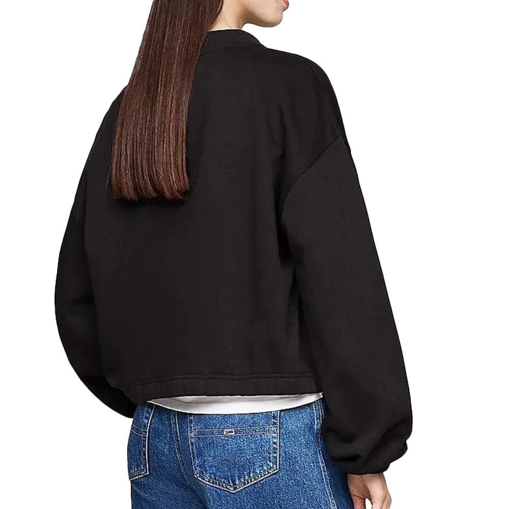 Sweat 1/4 Zip Noir Femme Tommy Hilfiger DW0DW18775 2
