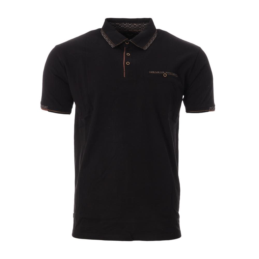Polo Noir Homme RMS26 91300 1