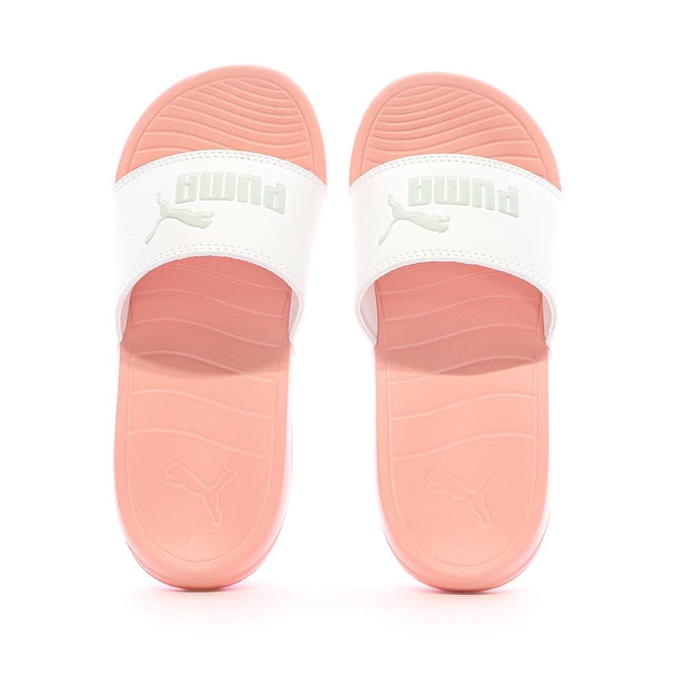 Claquettes Blanches/Roses Fille Puma 20 372313-34 3