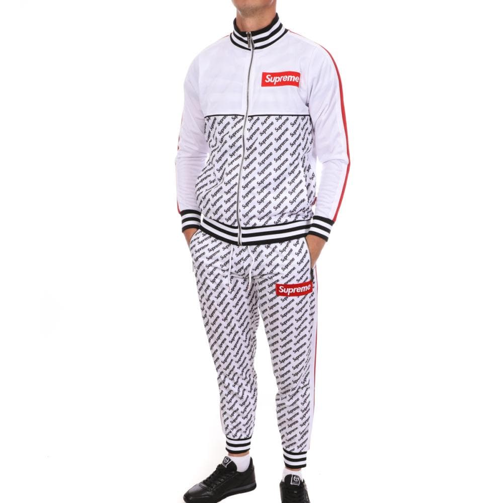 Survêtement Blanc Homme Supreme Grip Sanchez BLA 1
