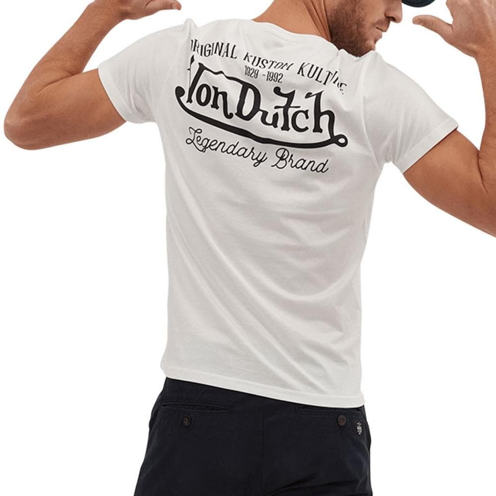 T-Shirt Blanc Homme Von Dutch ARTS 2