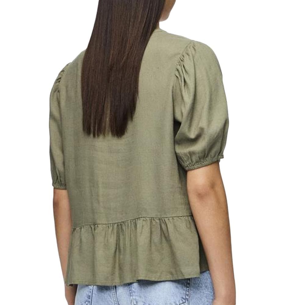 Blouse Kaki Femme Pieces Pia 2/4 2