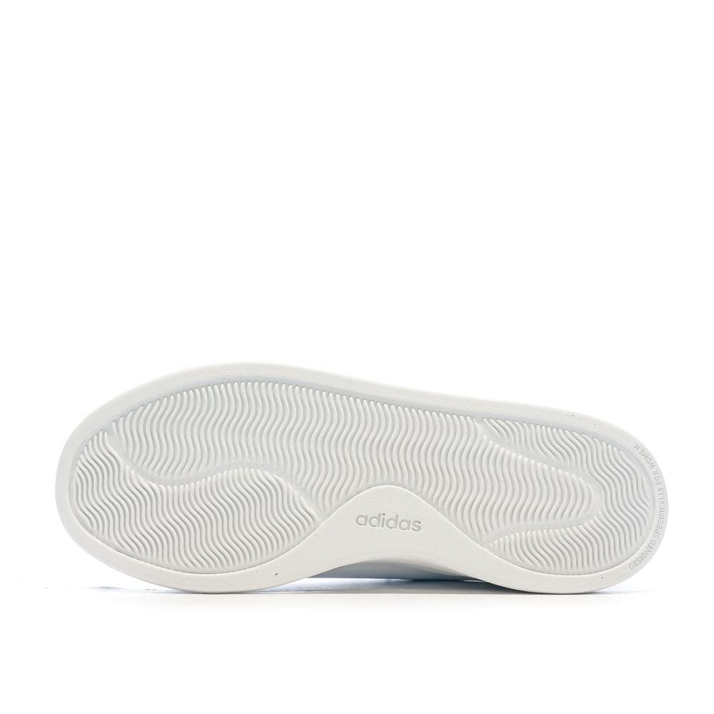 Baskets Blanc/Rose Femme Adidas Court Silk 5