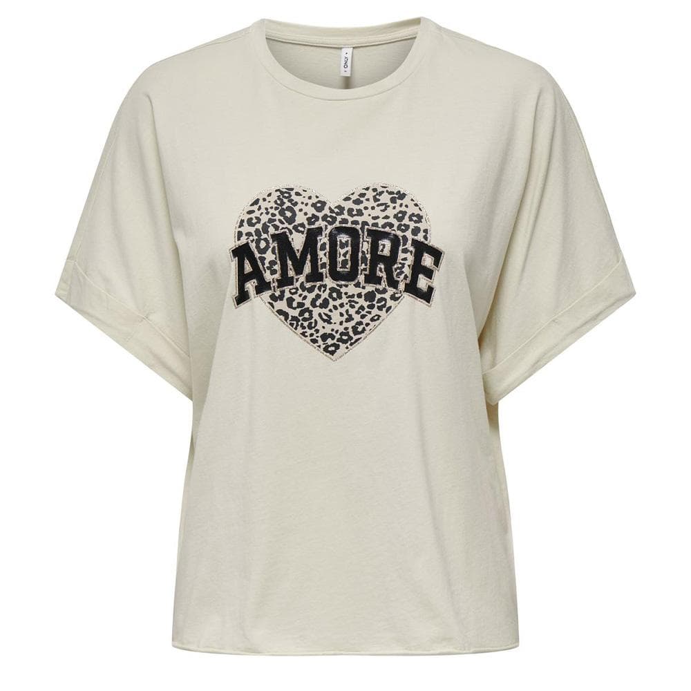 T-Shirt Beige Femme Only Lucy 2