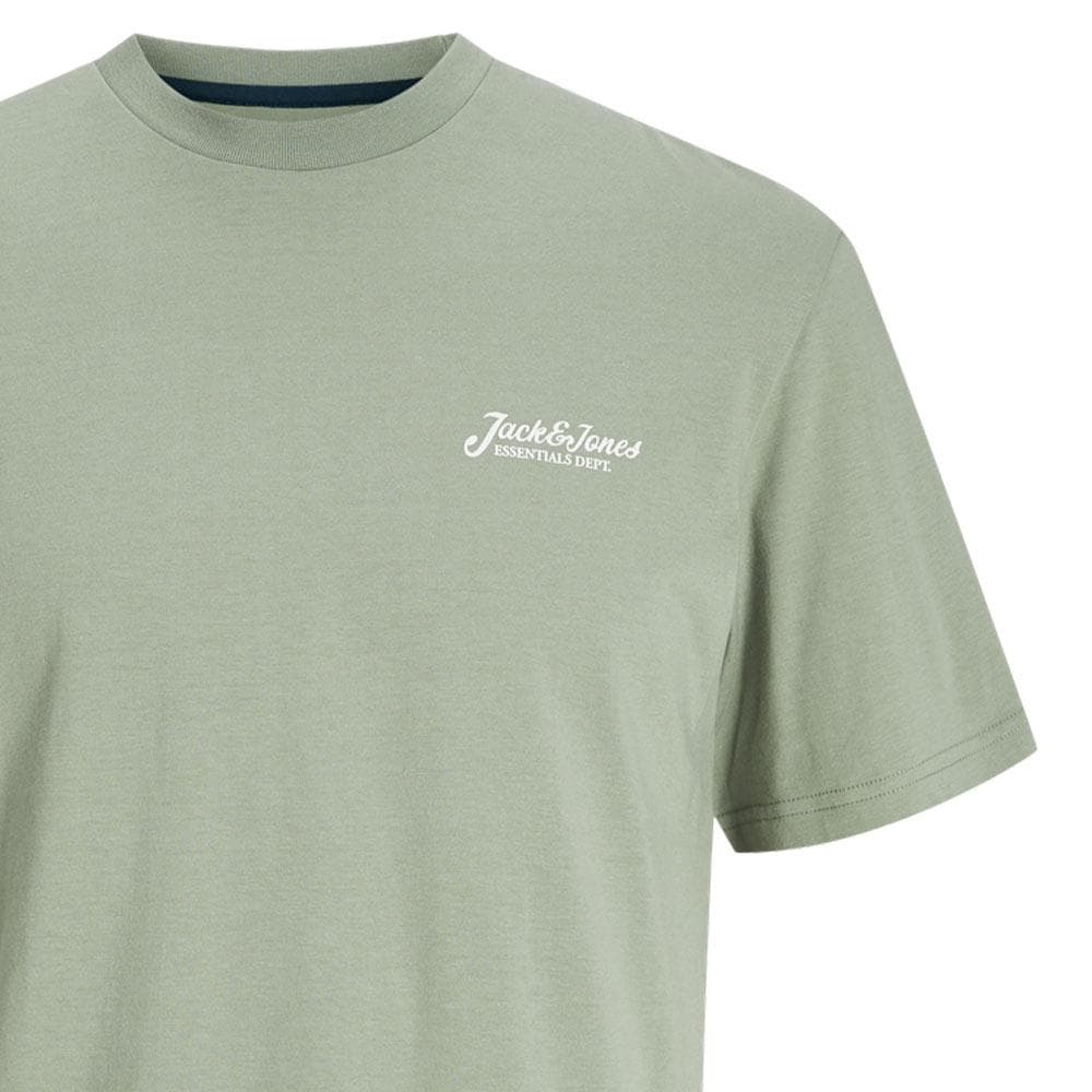 T-Shirt Vert Homme Jack & Jones Beau 2