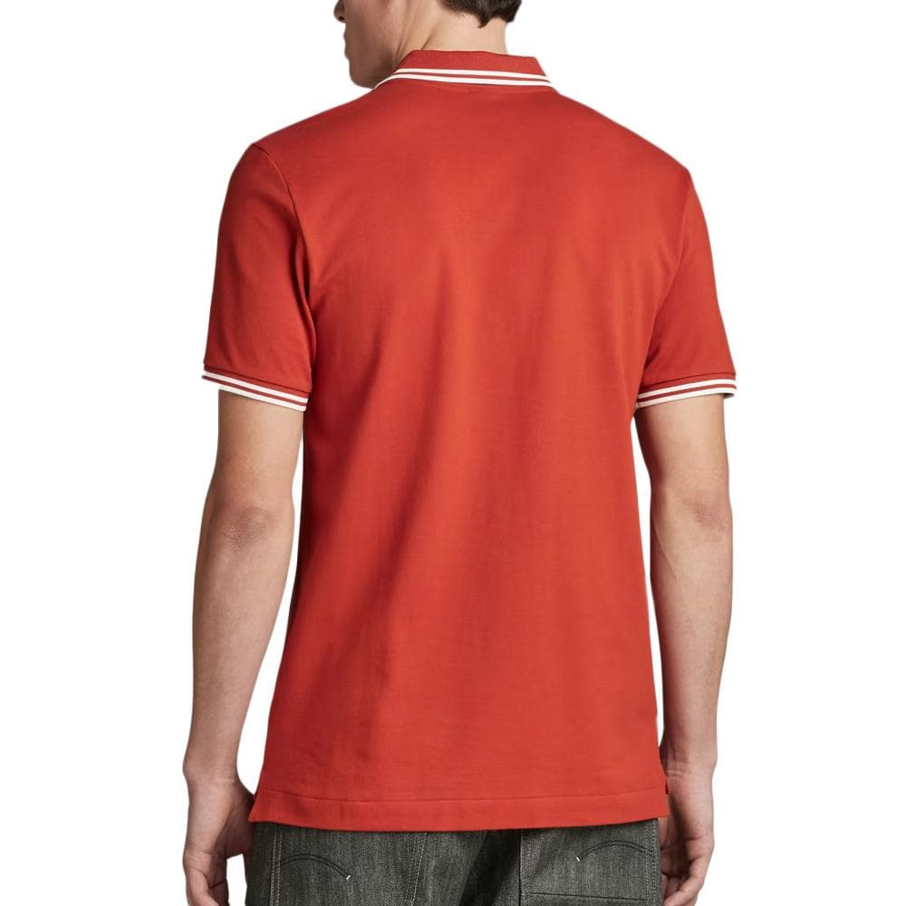 Polo Rouge Homme G-Star Raw Dunda 2