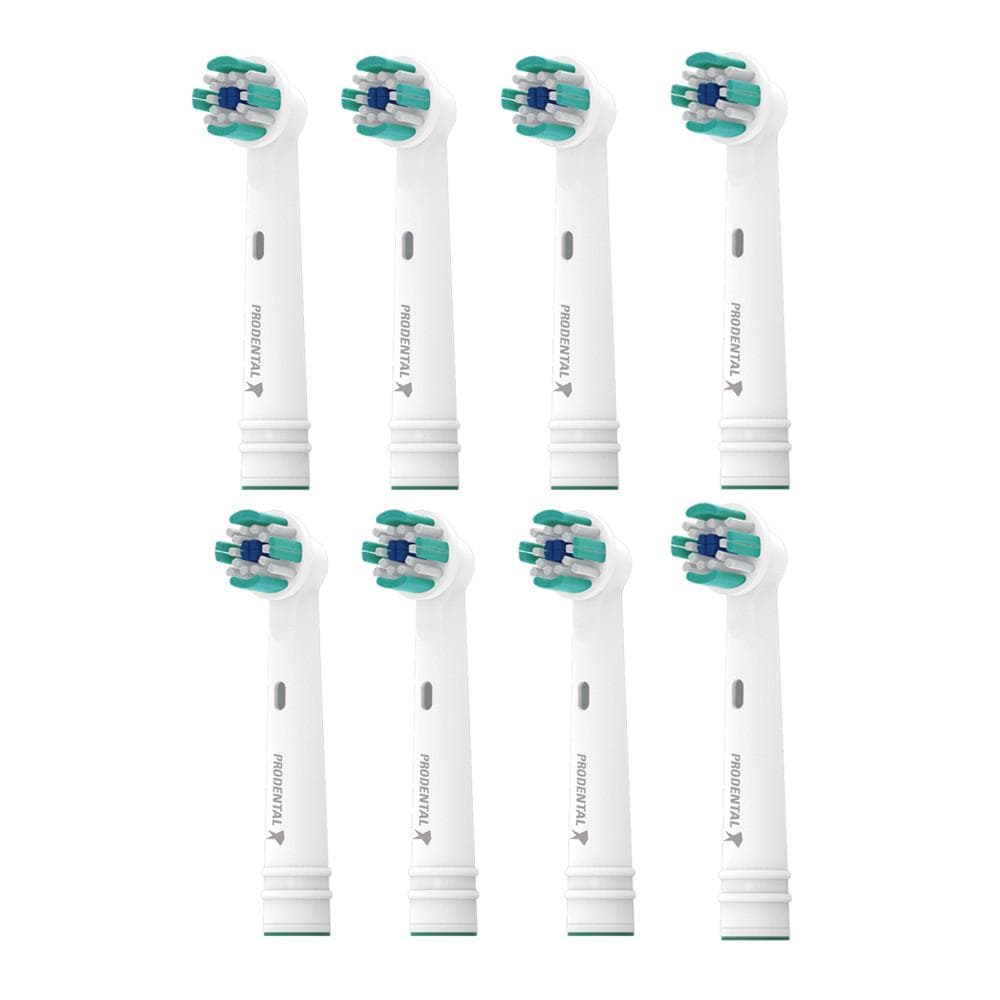 x8 Brossettes Rotative de Rechange Prodental Clean Action 1