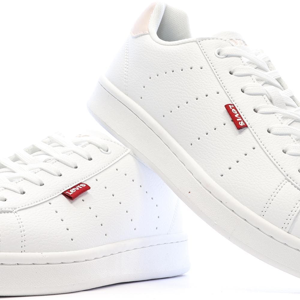 Baskets Blanches/Rose Femme Levi's Avenue 7