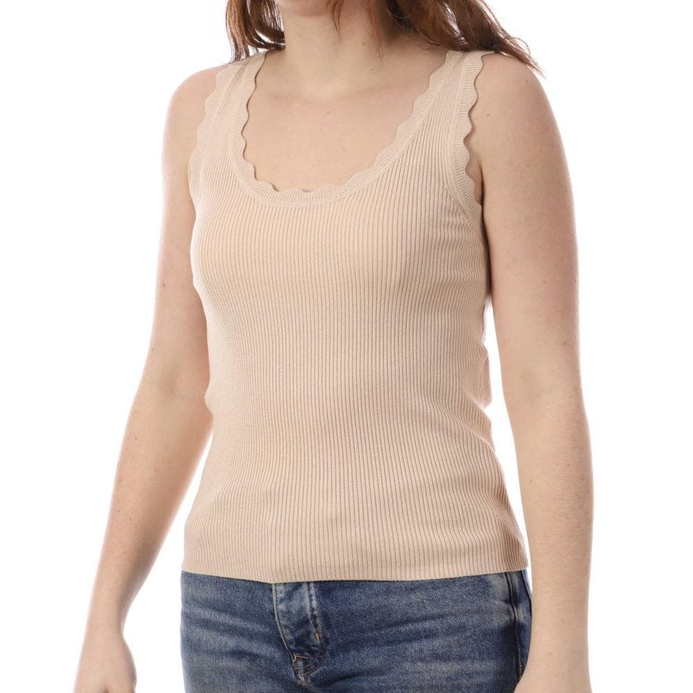 Débardeur Beige Femme JDY Nanna 1