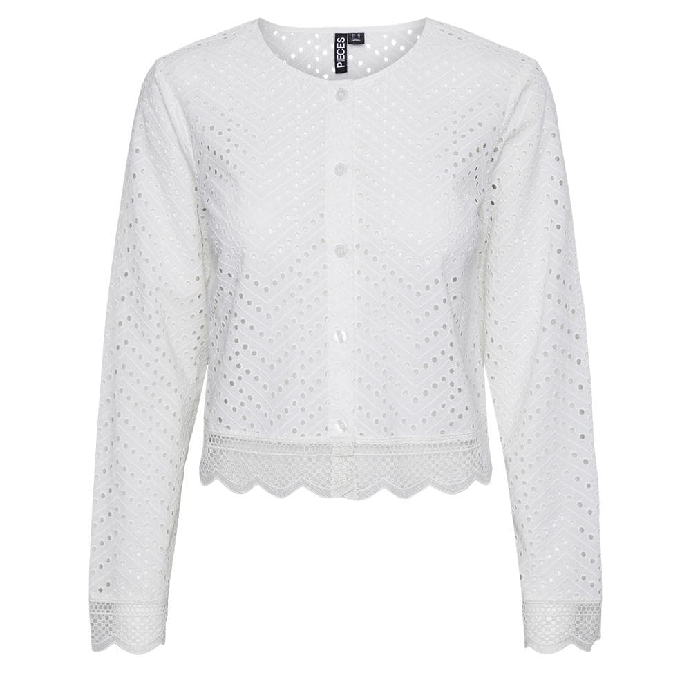 Blouse Blanche Femme Pieces Narisma 1