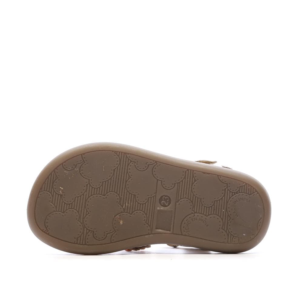 Sandales Doré à fleurs Fille Mod8 Mo Cloflore 5