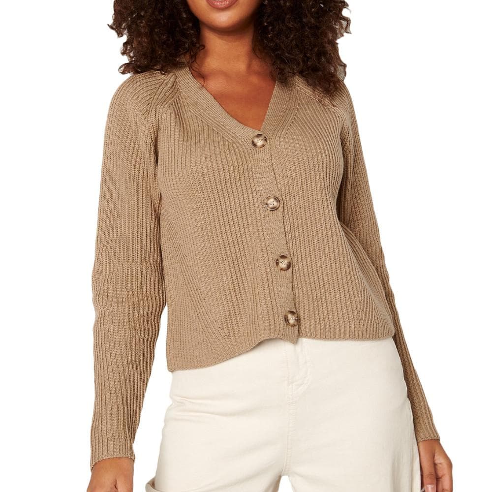 Cardigan Beige Femme Pieces Pcosilla 1