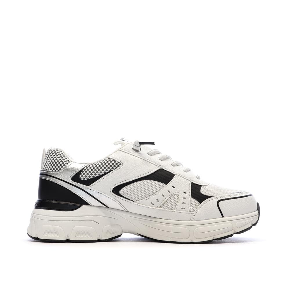 Baskets Blanches/Grises/Noires Femme Marco Tozzi Comb 2