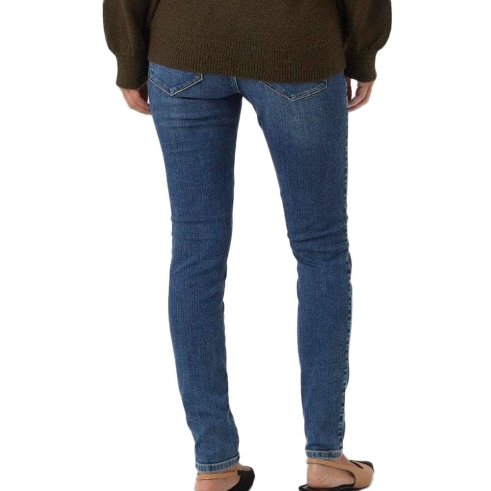 Jeans Regular Fit Bleu Femme Mamalicous Destroyed 2