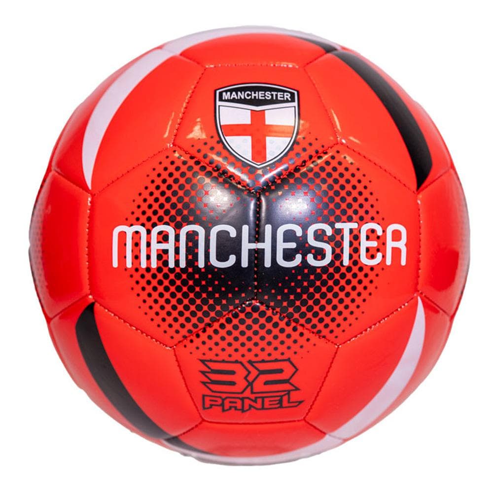 MANCHESTER Ballon Noir/Rouge Blanc Sport Zone 1