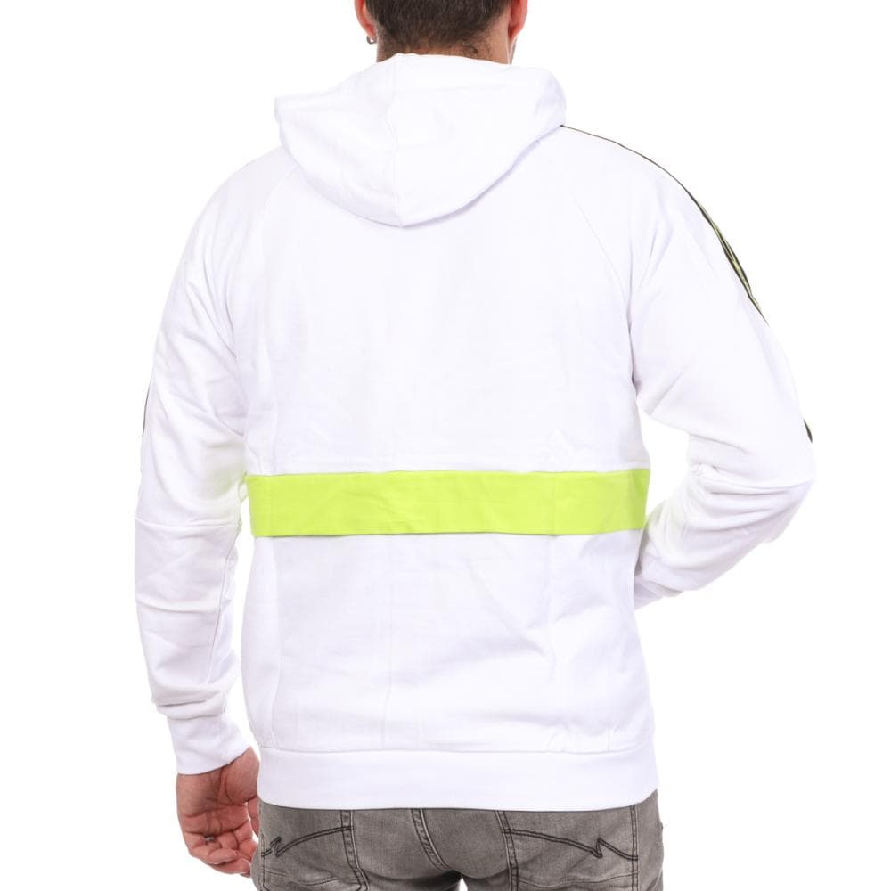 Sweat à Capuche Blanc/Vert Homme Supreme GripHalo 2