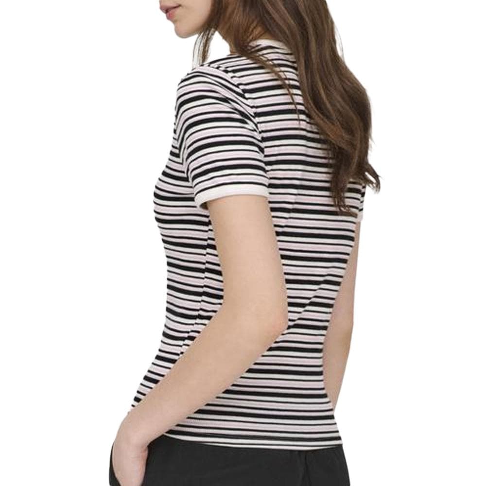 T-Shirt Noir/Blanc Femme JDY Lada 2