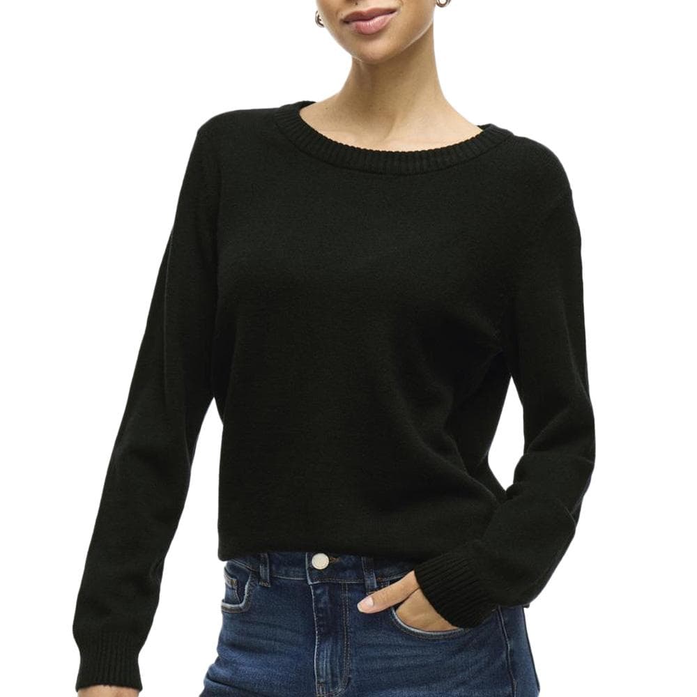 Pull Noir Mat Femme Vila Viril 1
