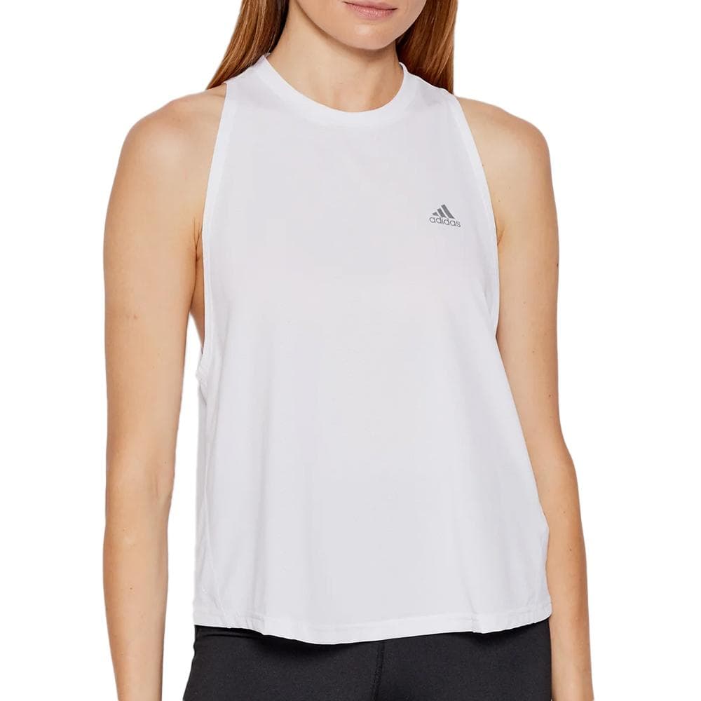 Débardeur de Sport Blanc Femme Adidas Run icons 1