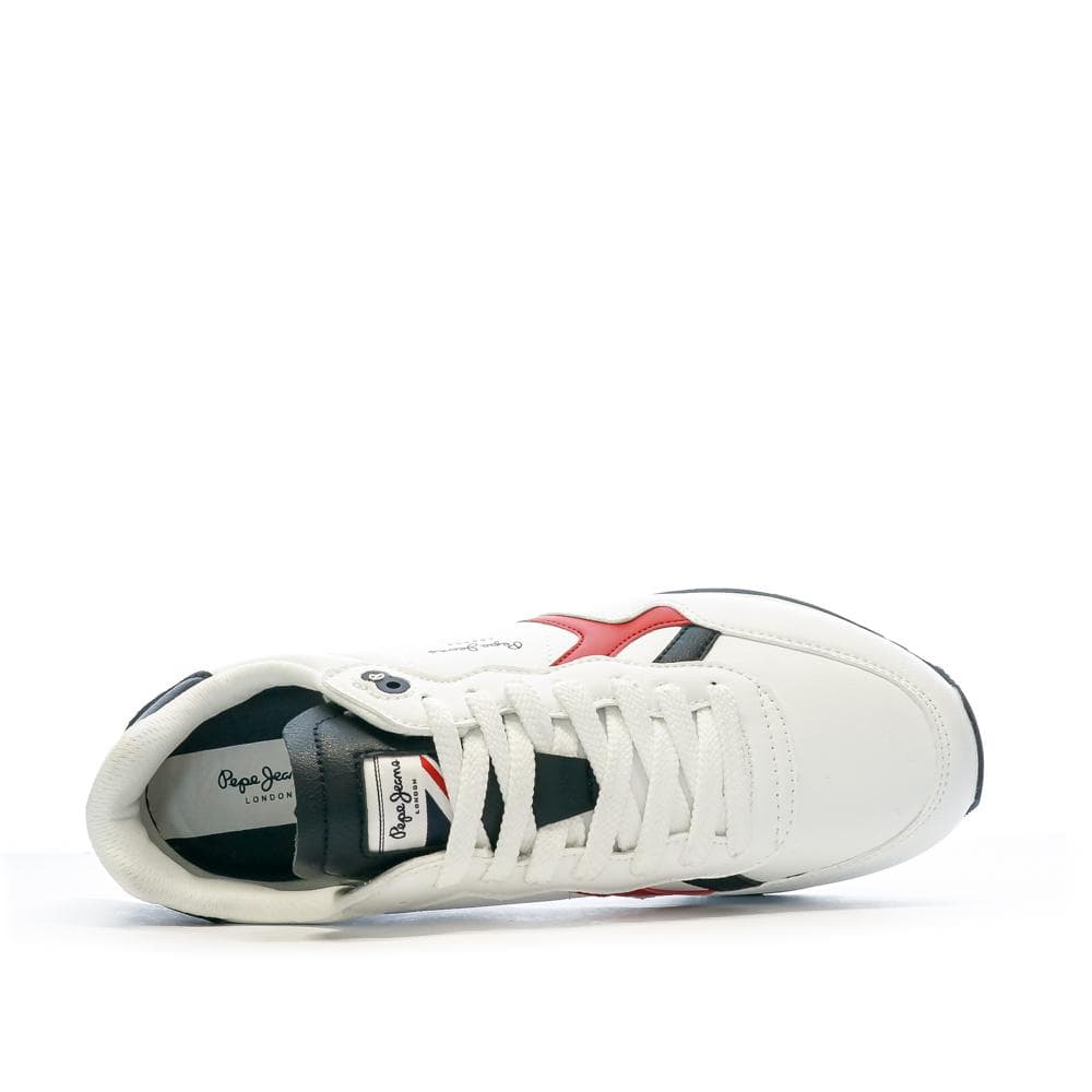 Baskets Blanches Homme Pepe jeans Brit Basic 4