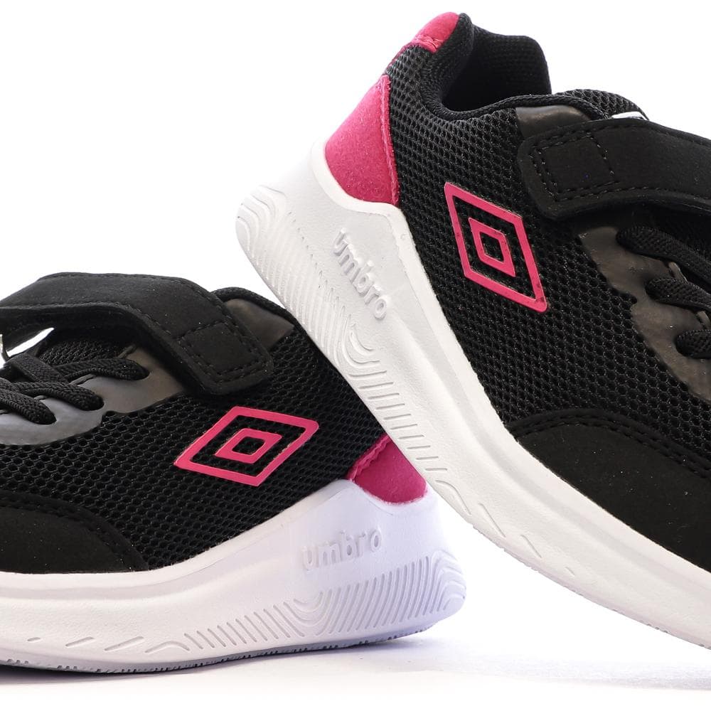 Baskets fille Umbro Nateo Noir/Rose – Style et confort sportif 7