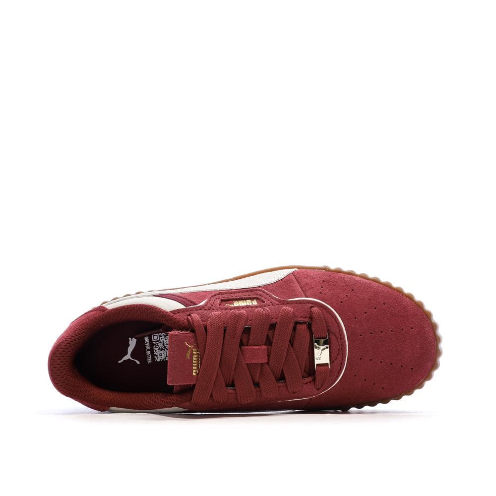 Baskets Rouge Femme Puma Carina 3.0 Luxe 4