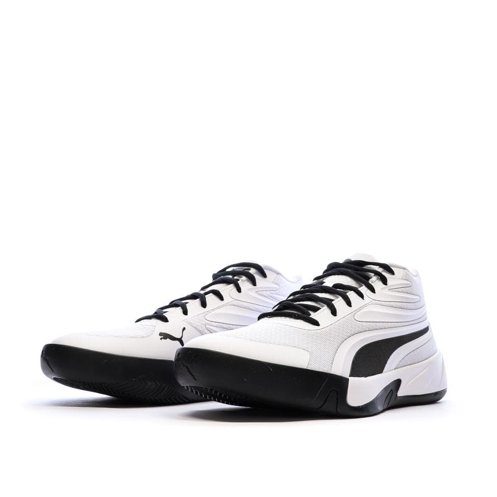 Chaussures de Baskets Grises/Blanches Homme Puma Court Pro 6