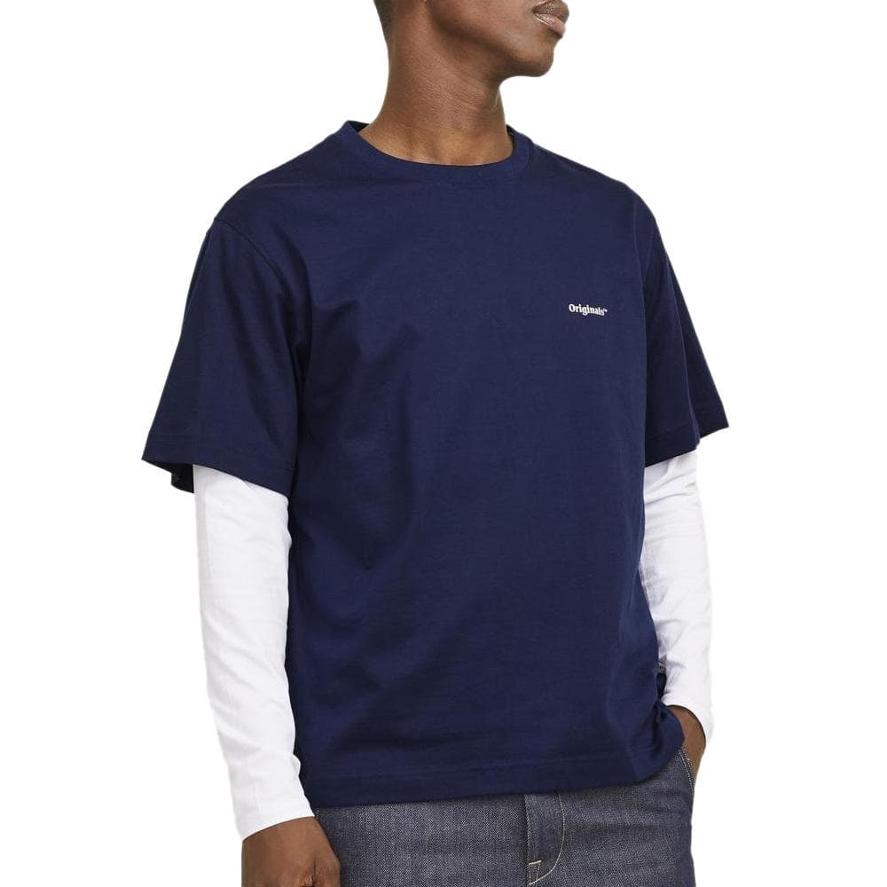 T-Shirt Marine Homme Jack & Jones Paros 1