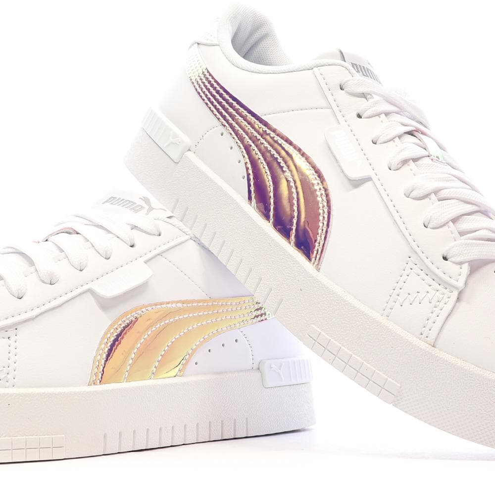 Baskets Blanc/Rose Fille/Femme Puma Jada Holo 7