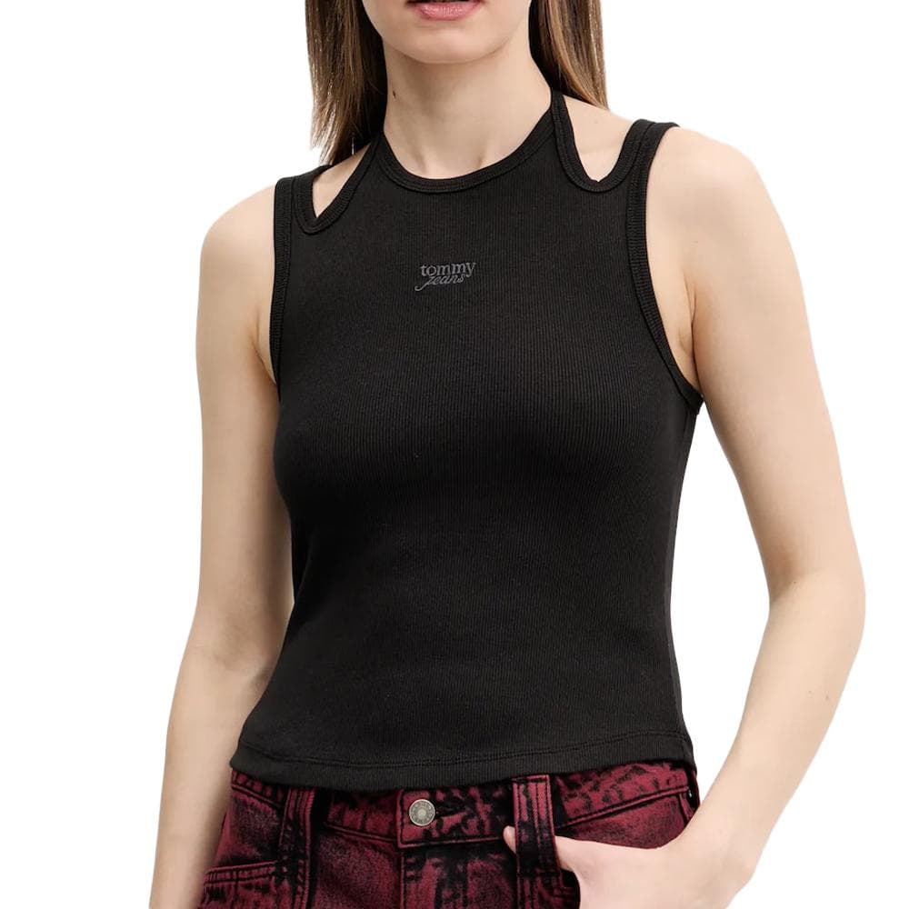 Débardeur Noir Femme Tommy Hilfiger DW0DW20325 1