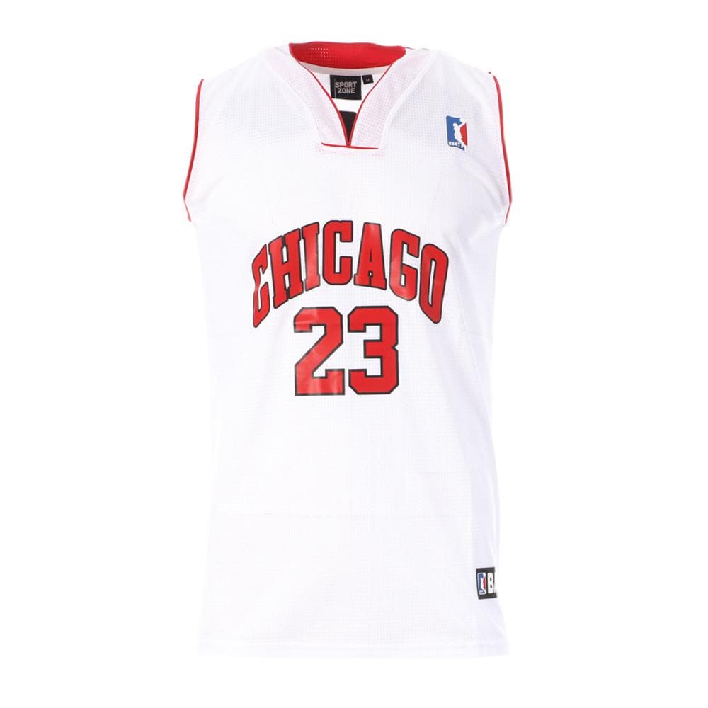 Chicago 23 Maillot de basket Blanc Homme Sport Zone 1