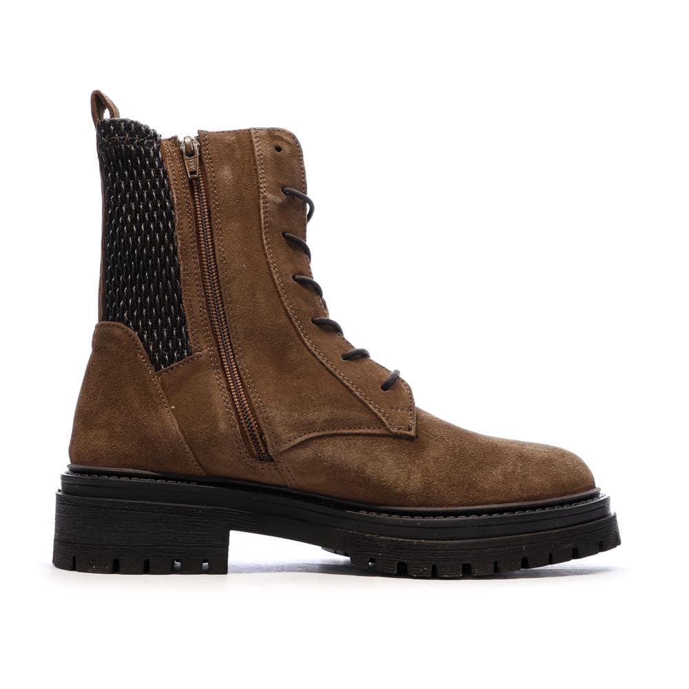 Bottines Marron/Noir Femme Geox Iridea 2