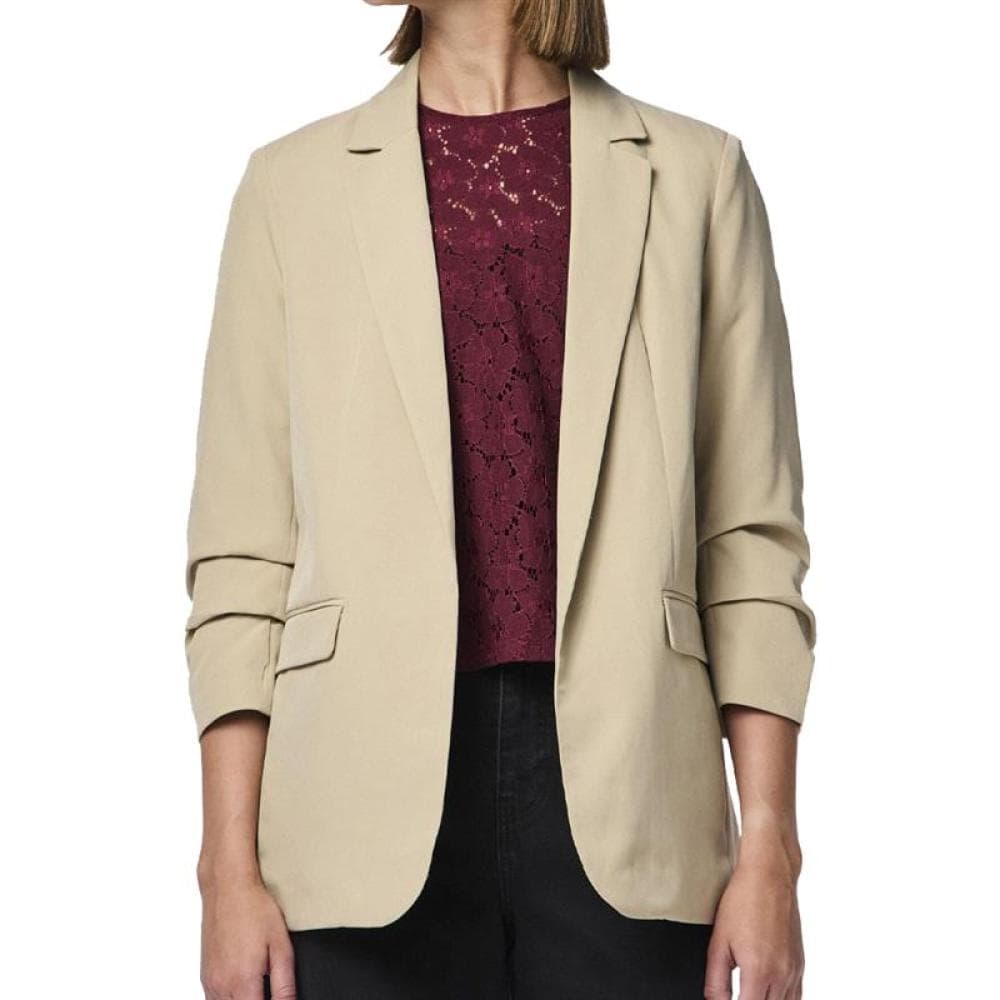 Blazer Beige Femme Pieces Bosella New 1