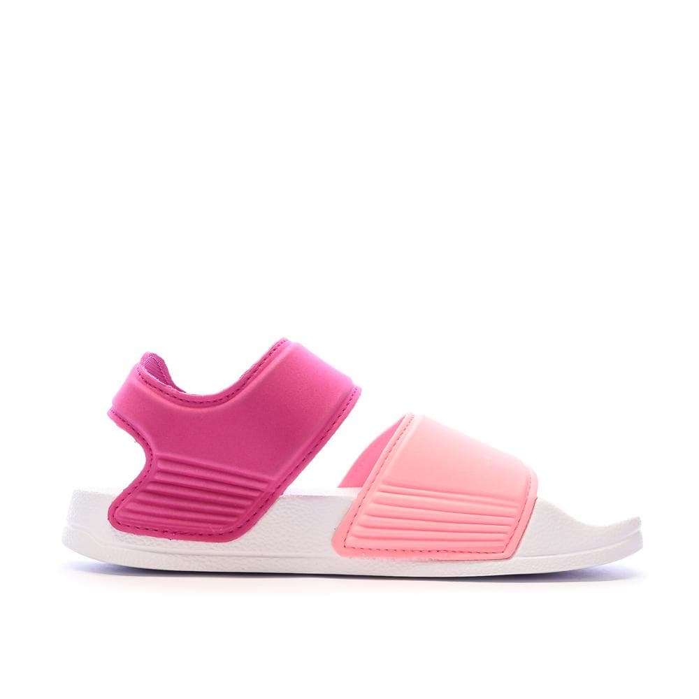 Sandales Roses/Blanches Fille Adidas Adilette K 2