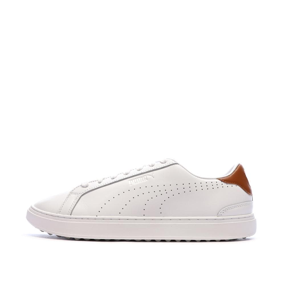 Baskets de golf Blanches/Camel Homme Puma Hypnotic 1