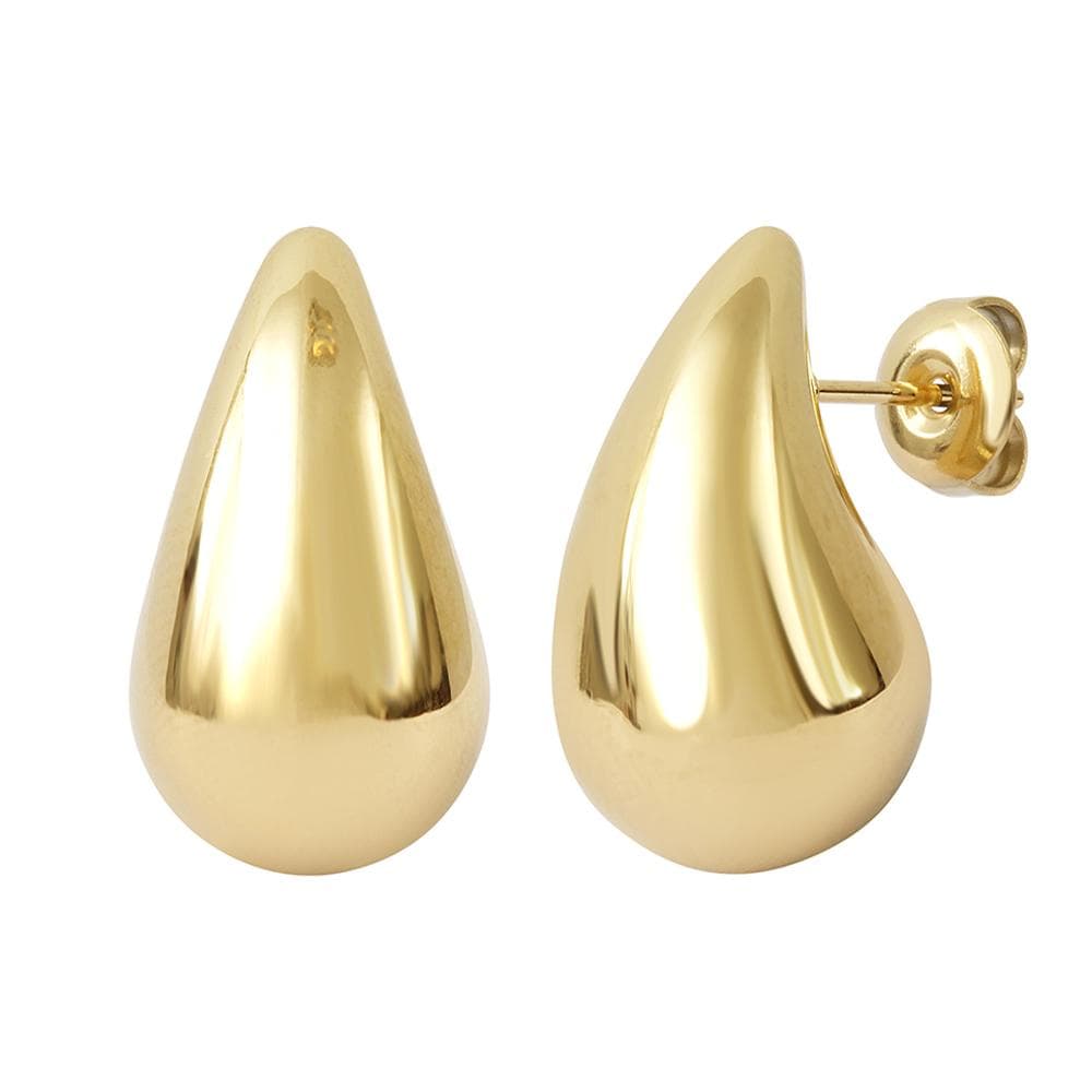 Boucles D'Oreilles Gouttes Doré Clio Blue 3cm 1